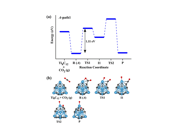 Figure 3. Reaction path for CO<sub alt=